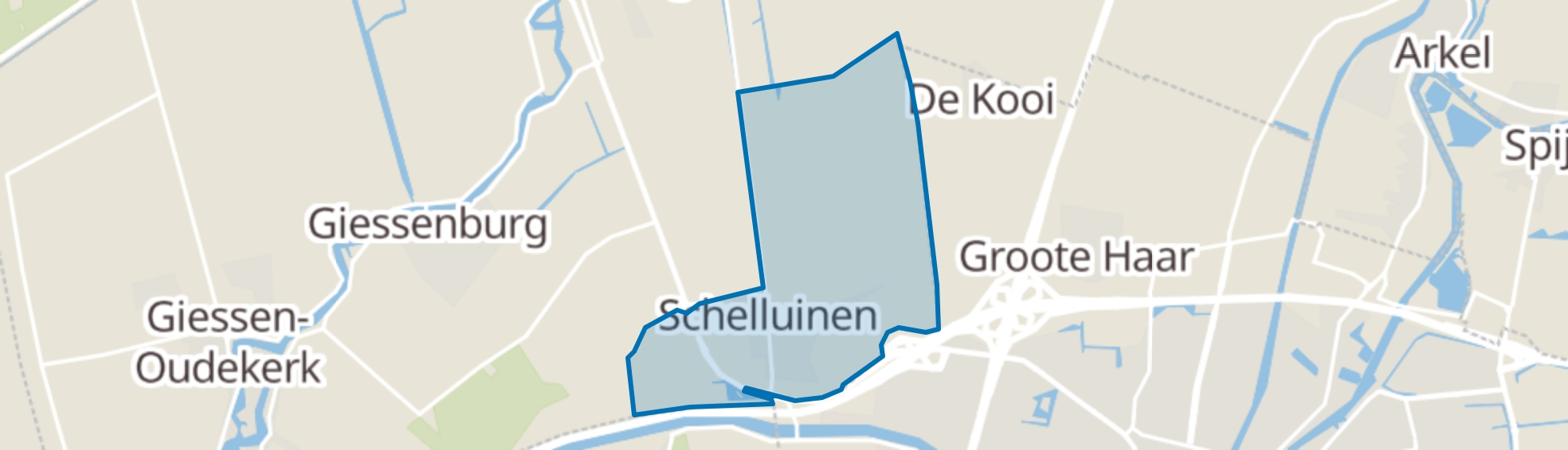 Schelluinen map