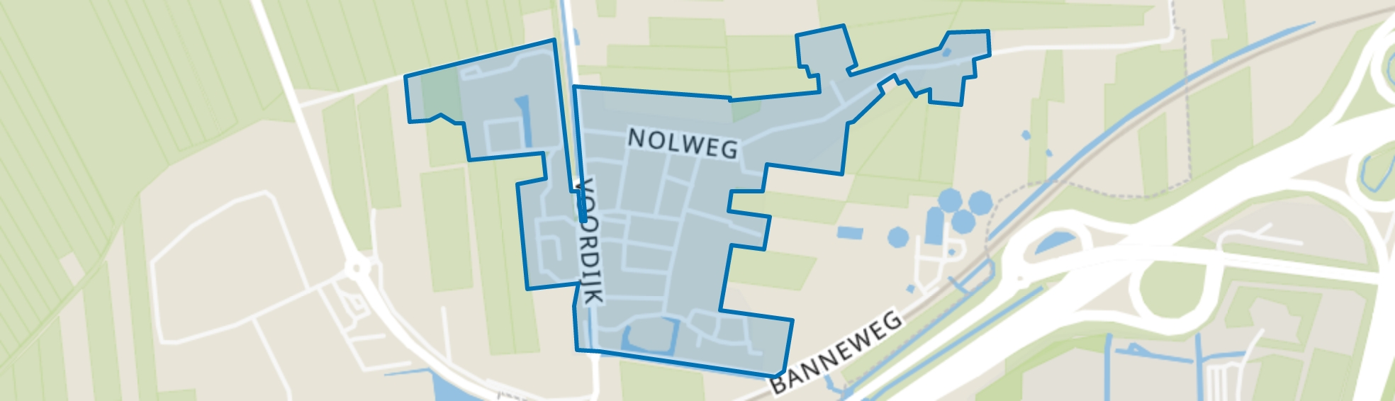 Schelluinen-Dorp, Schelluinen map