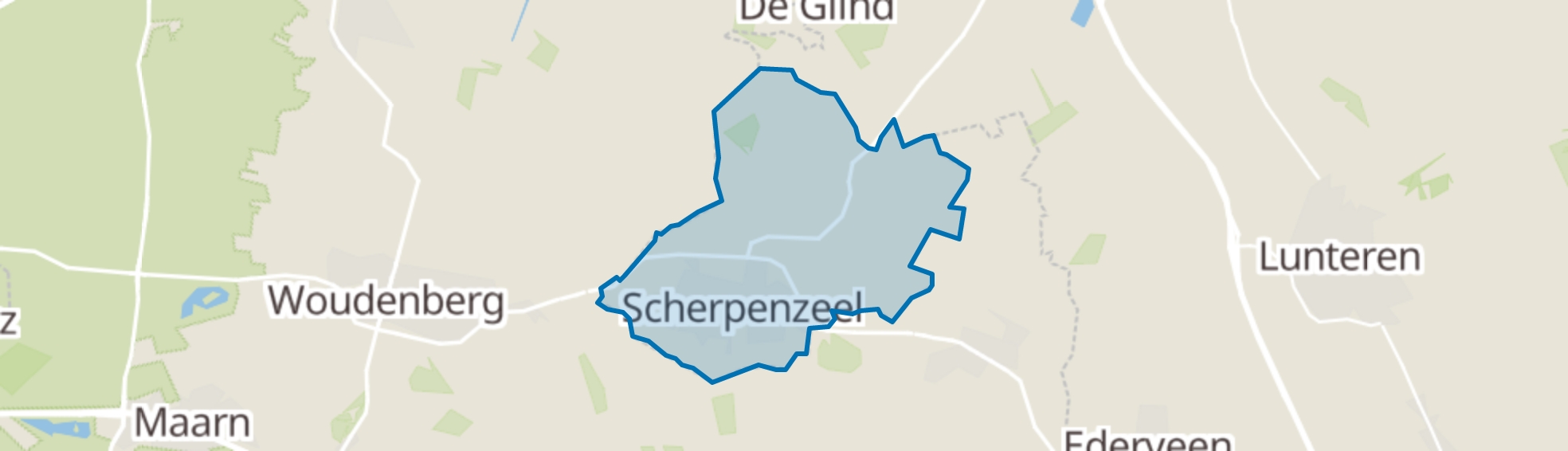 Scherpenzeel (GE) map