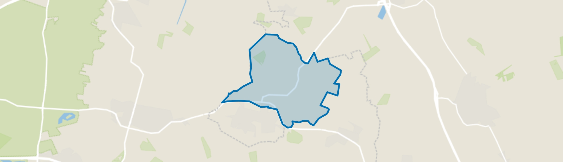 Verspreide huizen ten noorden van Scherpenzeel, Scherpenzeel (GE) map