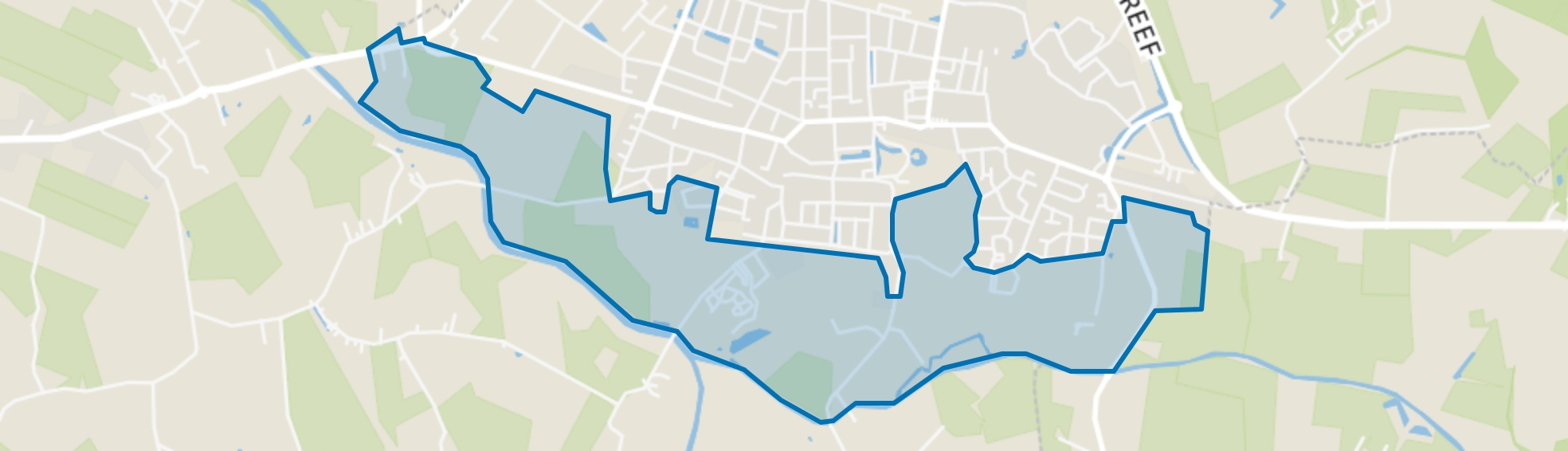 Verspreide huizen ten zuiden van Scherpenzeel, Scherpenzeel (GE) map