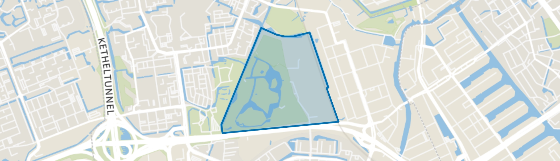 Beatrixpark, Schiedam map