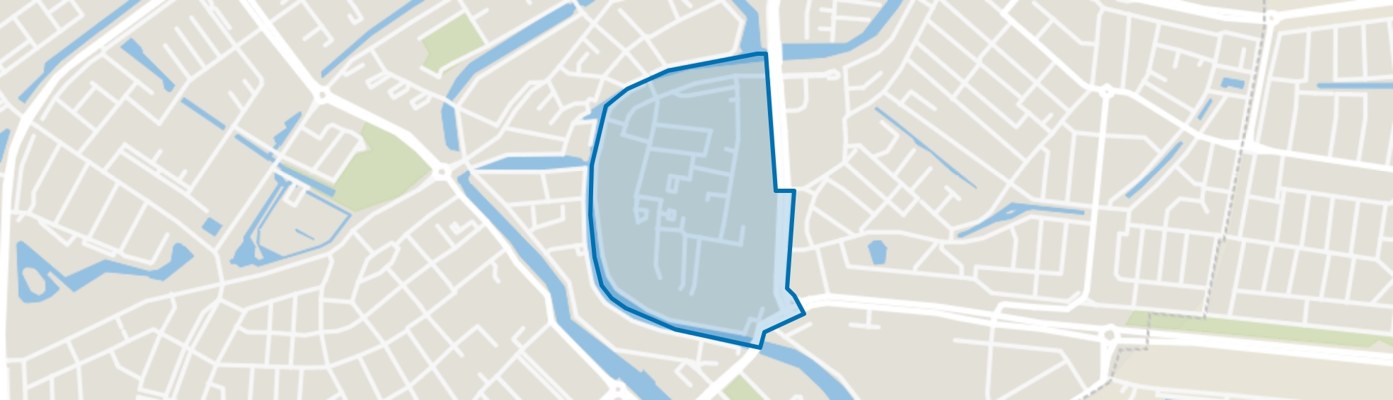 Binnenstad, Schiedam map