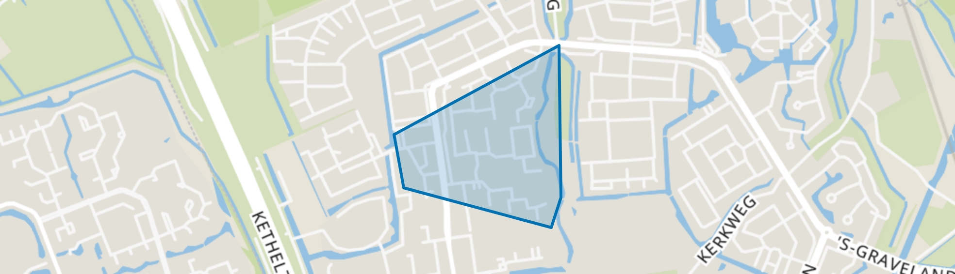 Botenbuurt, Schiedam map