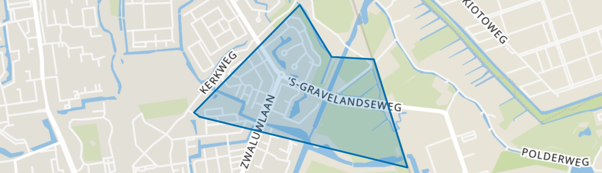 De Gaarden/Sveafors, Schiedam map