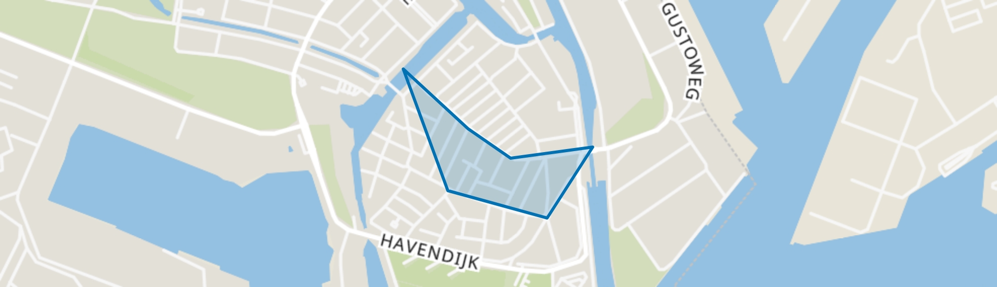 Eilandenbuurt, Schiedam map