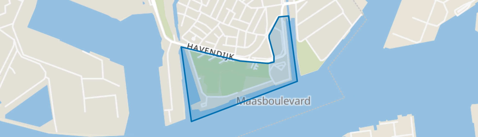 Maasboulevard, Schiedam map