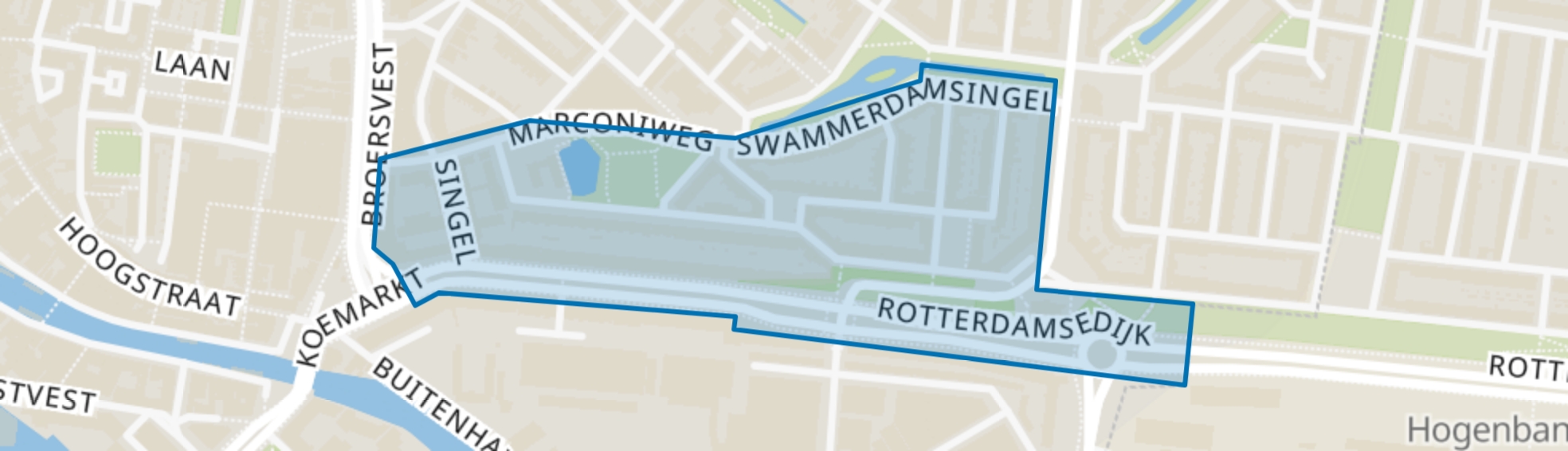 Marconibuurt, Schiedam map