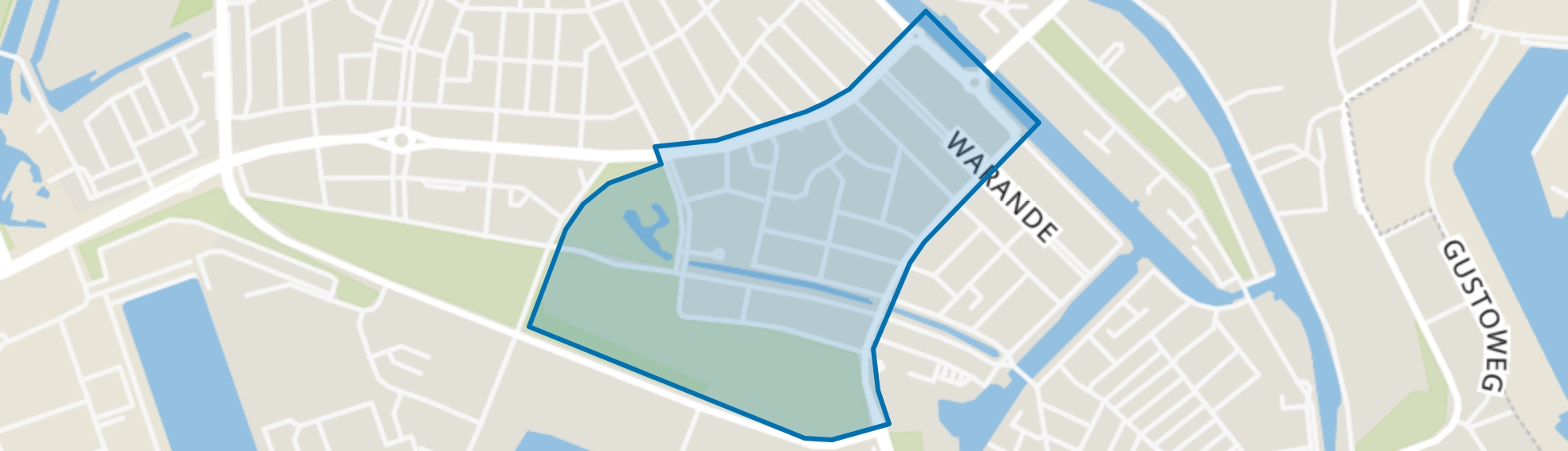 Oranjekwartier, Schiedam map