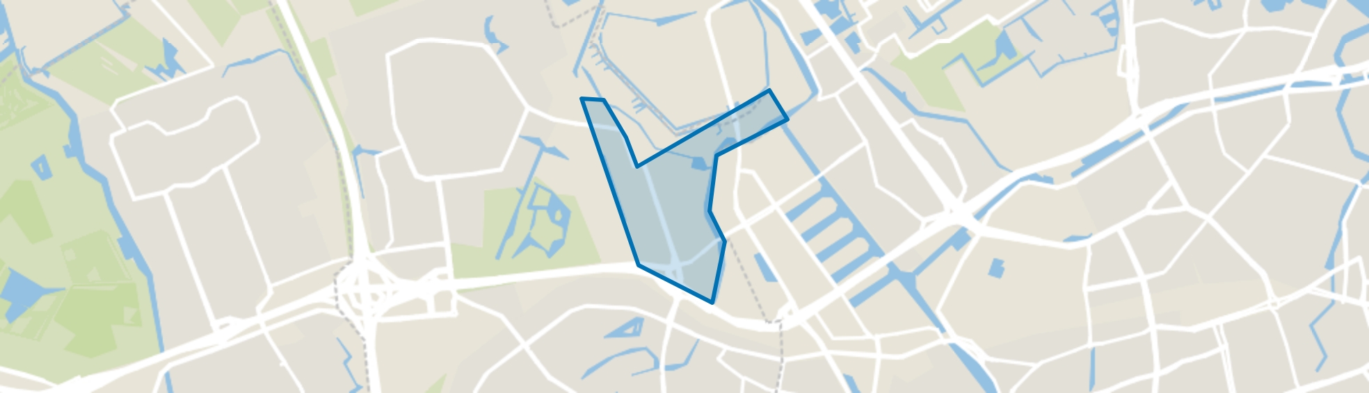 's-Gravelandsepolder, Schiedam map