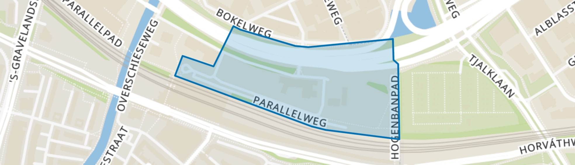 Schieveste, Schiedam map