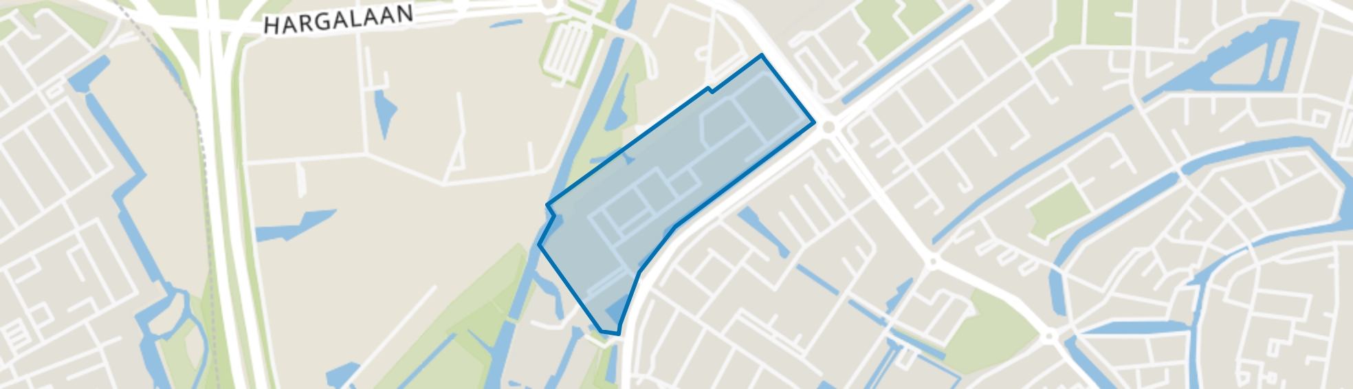 Spieringshoek, Schiedam map