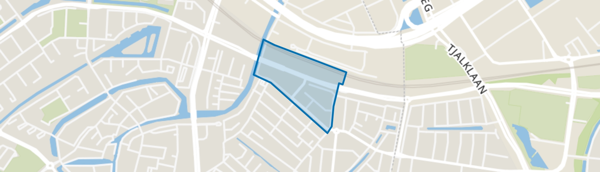 Stationsbuurt, Schiedam map