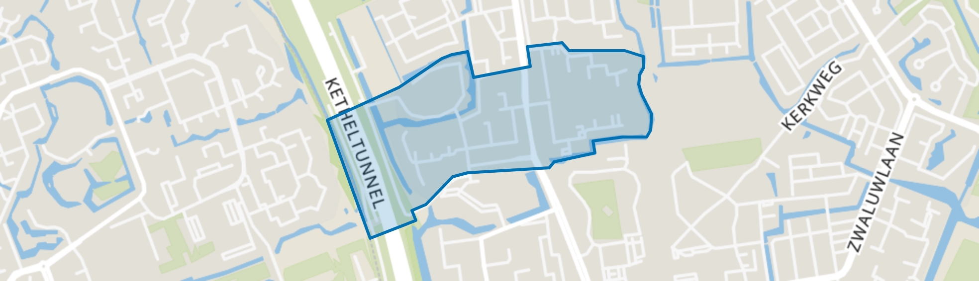 Toneelspelersbuurt, Schiedam map