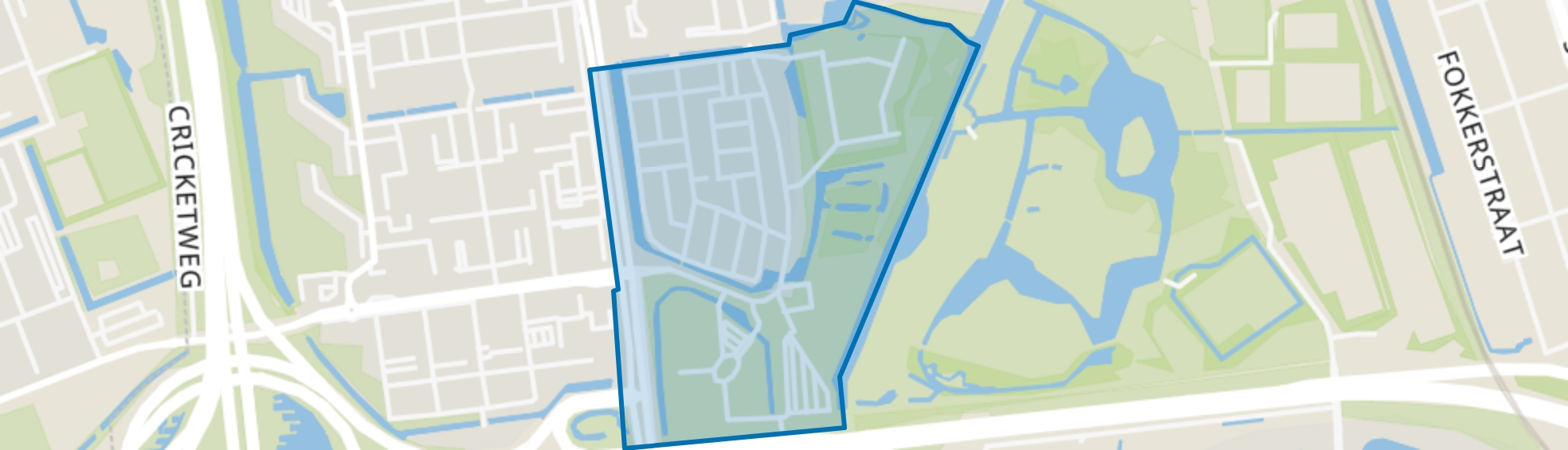 Tuindorp, Schiedam map