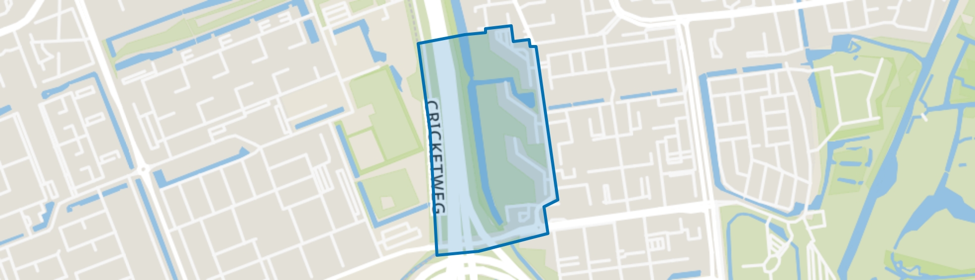 Van Beethovenbuurt, Schiedam map