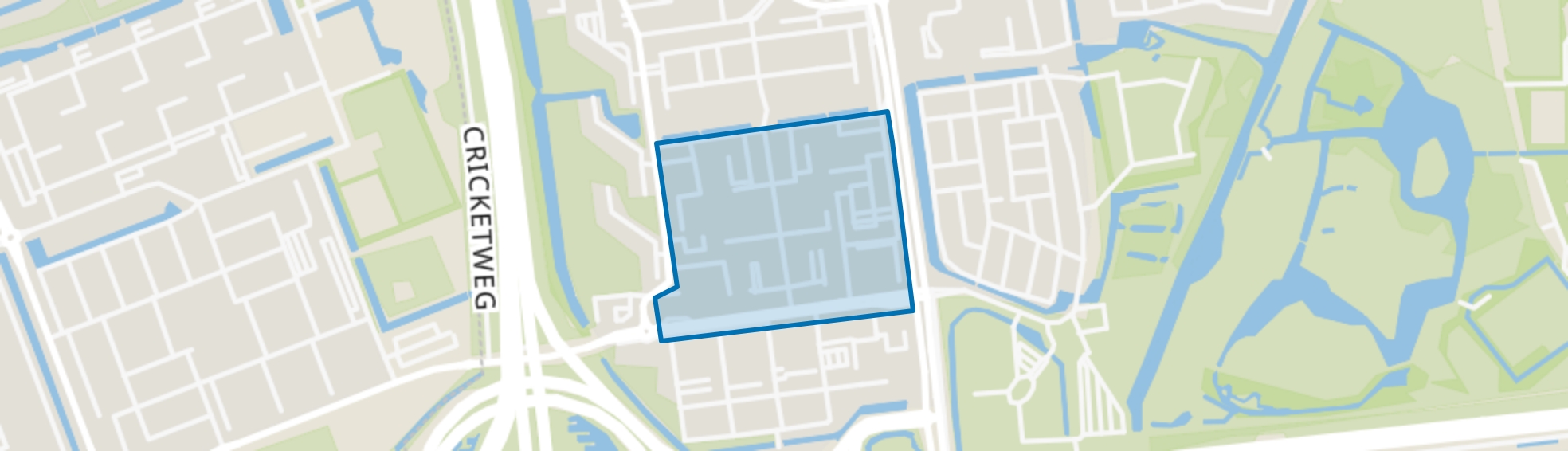 Van Zantenbuurt, Schiedam map