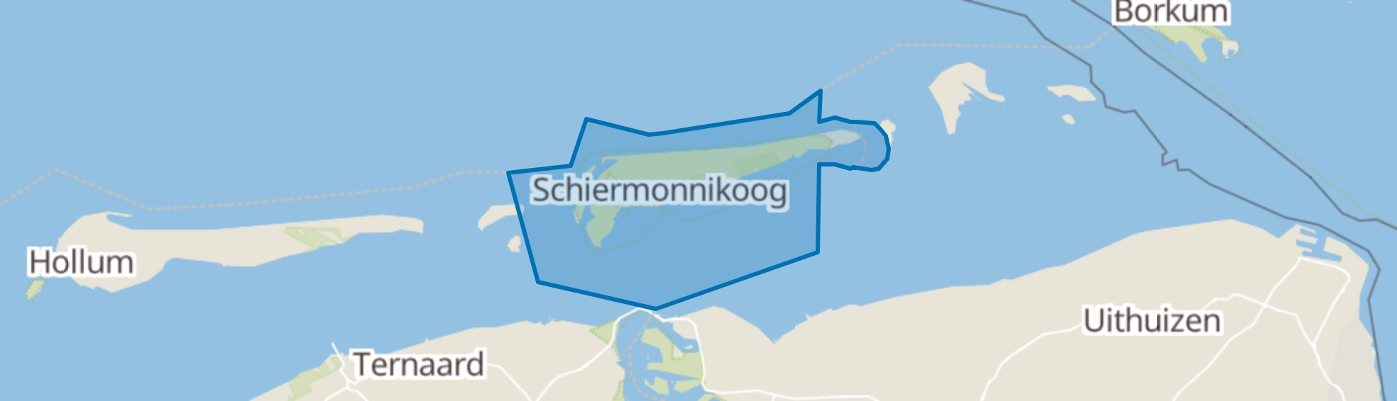 Schiermonnikoog map