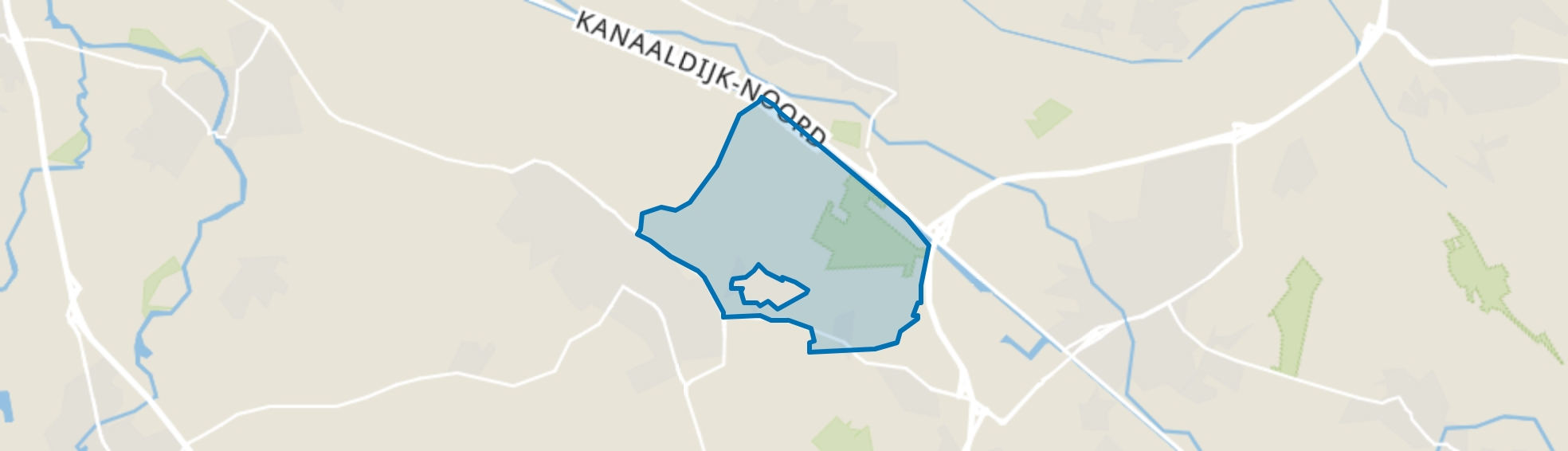 Buitengebied Broekkant, Schijndel map