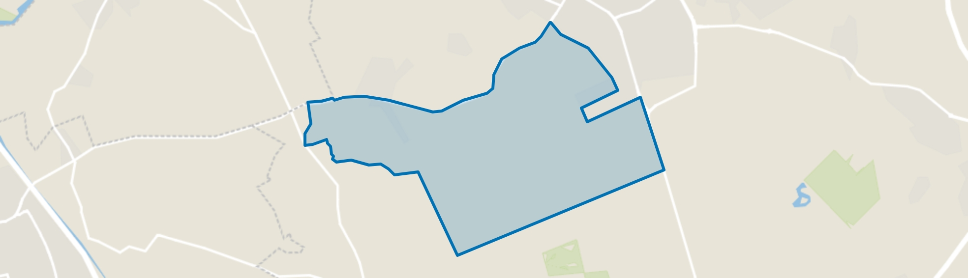 Buitengebied Rooiseheide, Schijndel map