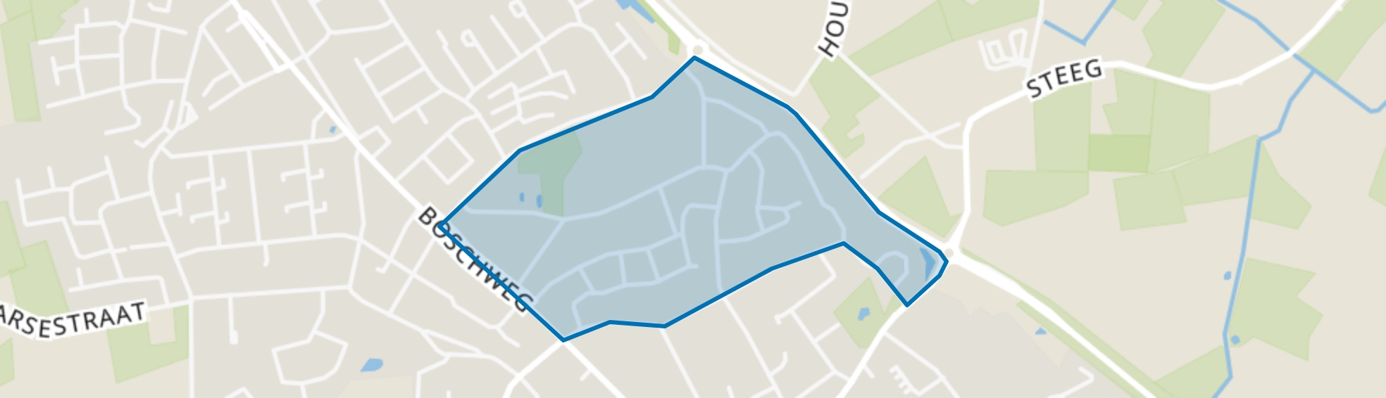 Hopstraat, Schijndel map