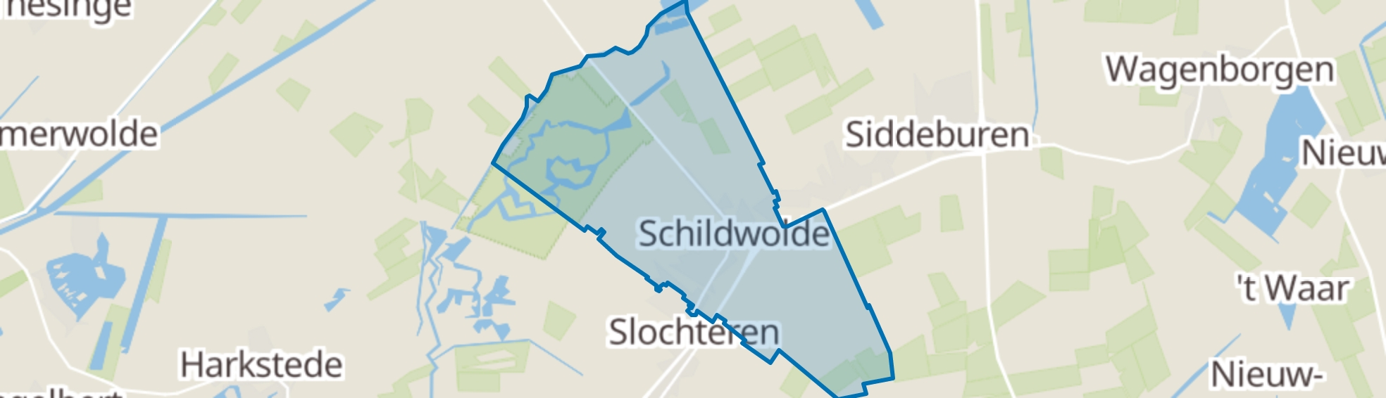 Schildwolde map