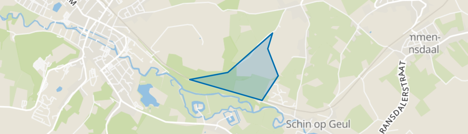 De Kluis, Schin op Geul map