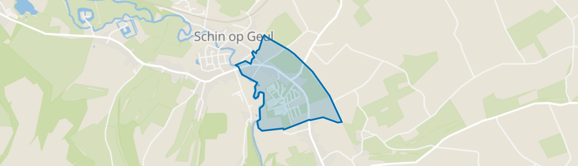 Schoonbron, Schin op Geul map