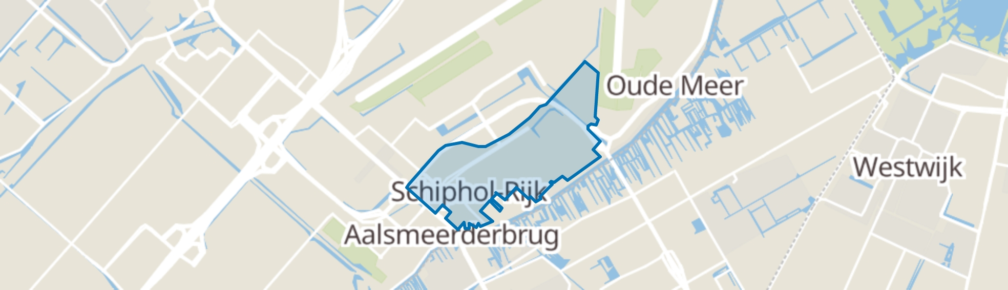 Schiphol-Rijk map