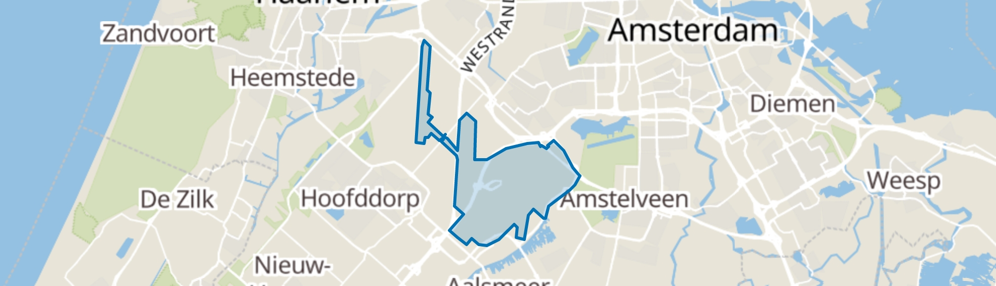 Schiphol map