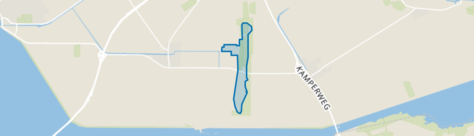 Schokland-woonkern, Schokland map