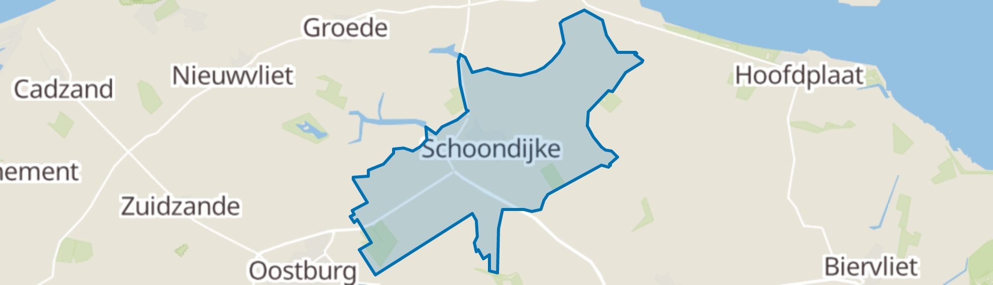 Schoondijke map