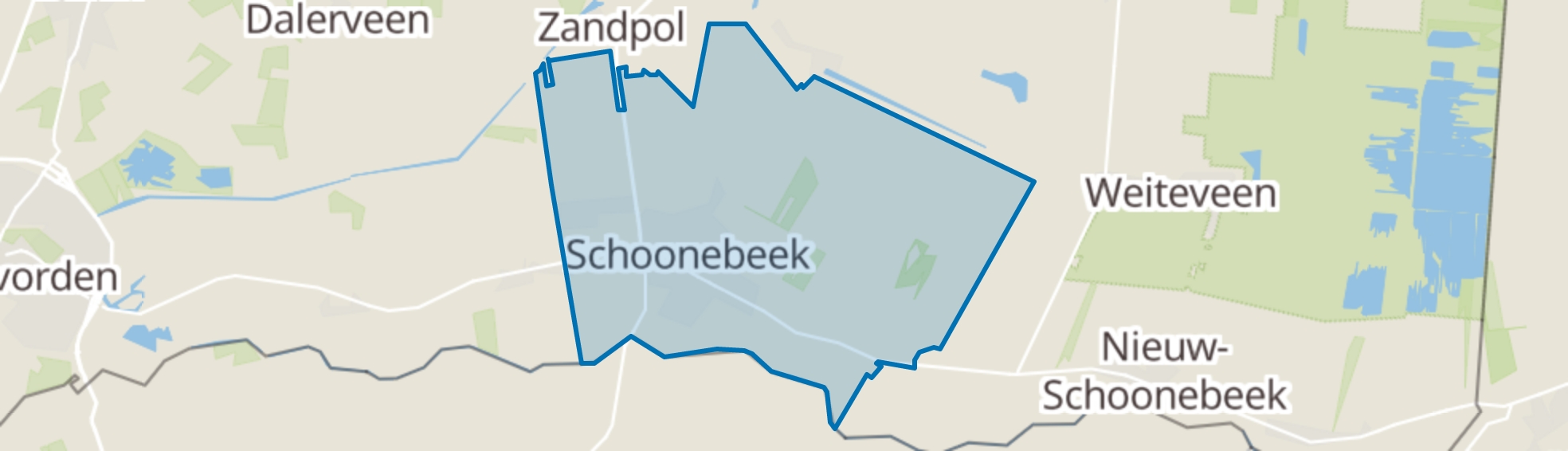 Schoonebeek map