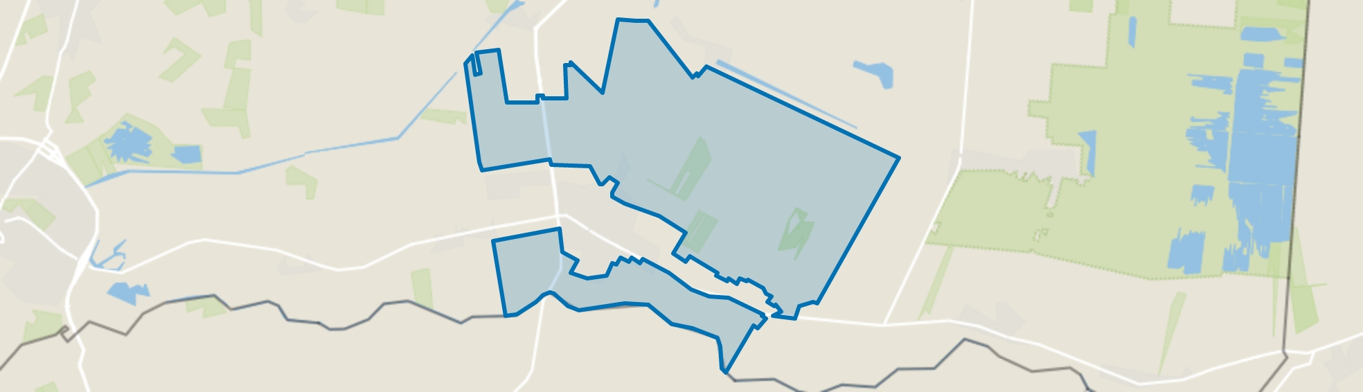 Verspreide huizen Schoonebeek, Schoonebeek map