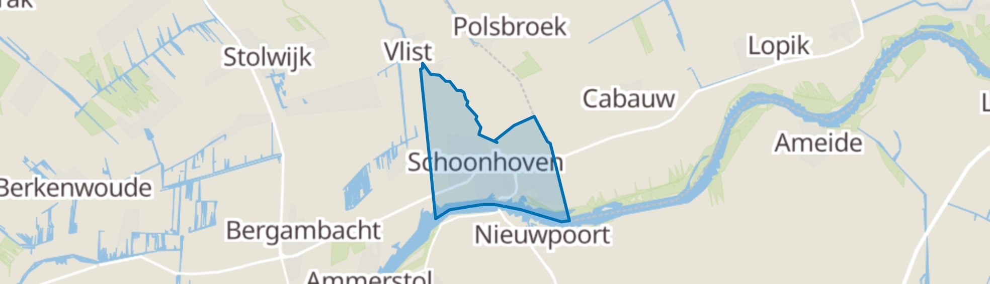 Schoonhoven map
