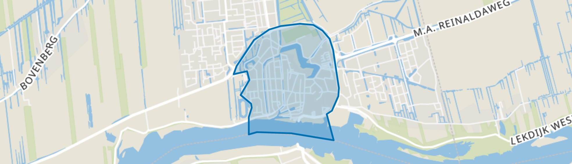 Schoonhoven-Oude Stad, Schoonhoven map