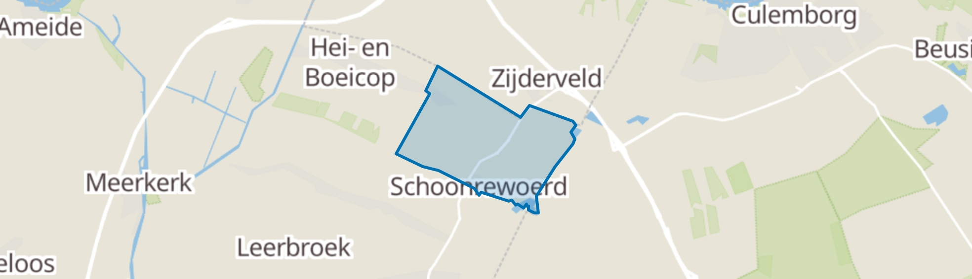 Schoonrewoerd map