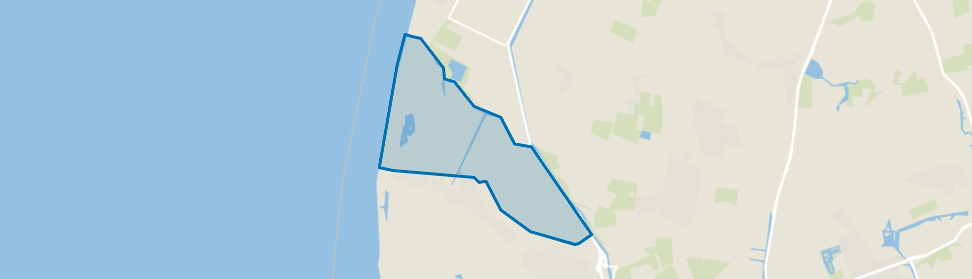 Verspreide huizen in de polders, Schoorl map