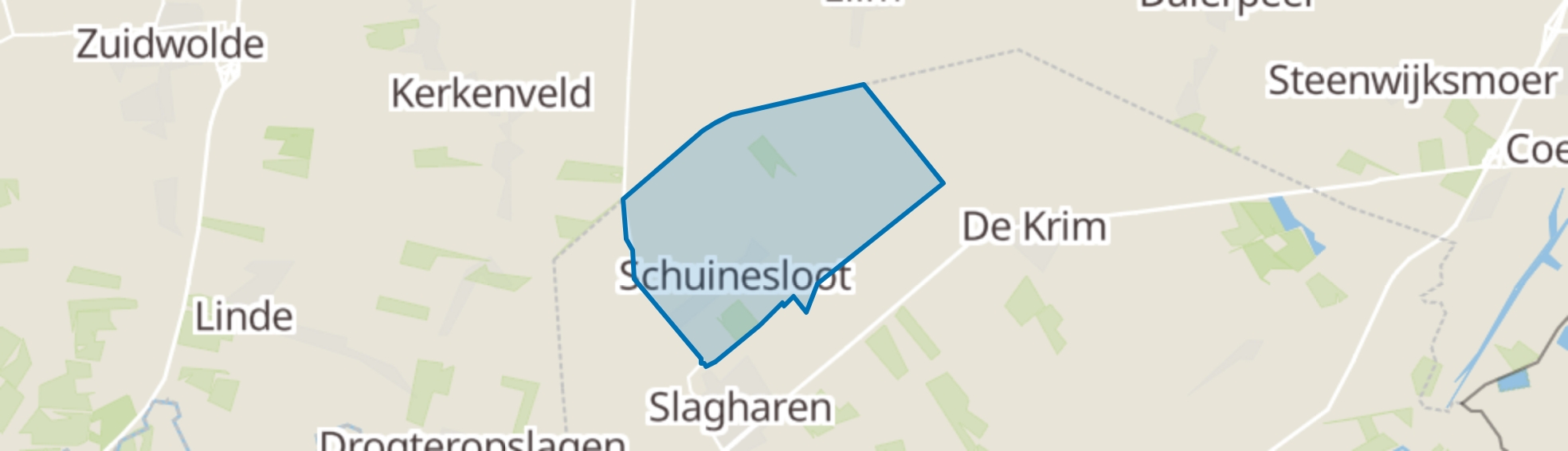 Schuinesloot map