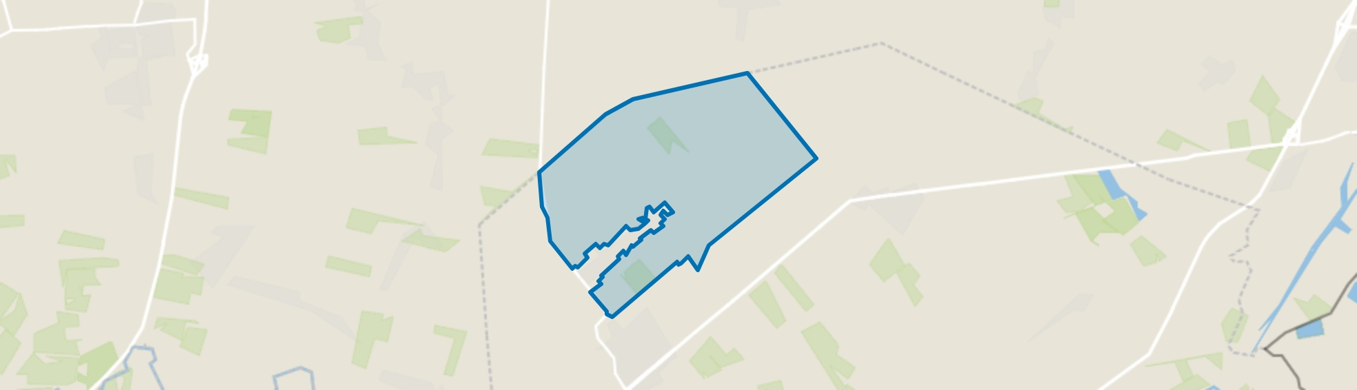 Verspreide huizen Schuinesloot, Schuinesloot map