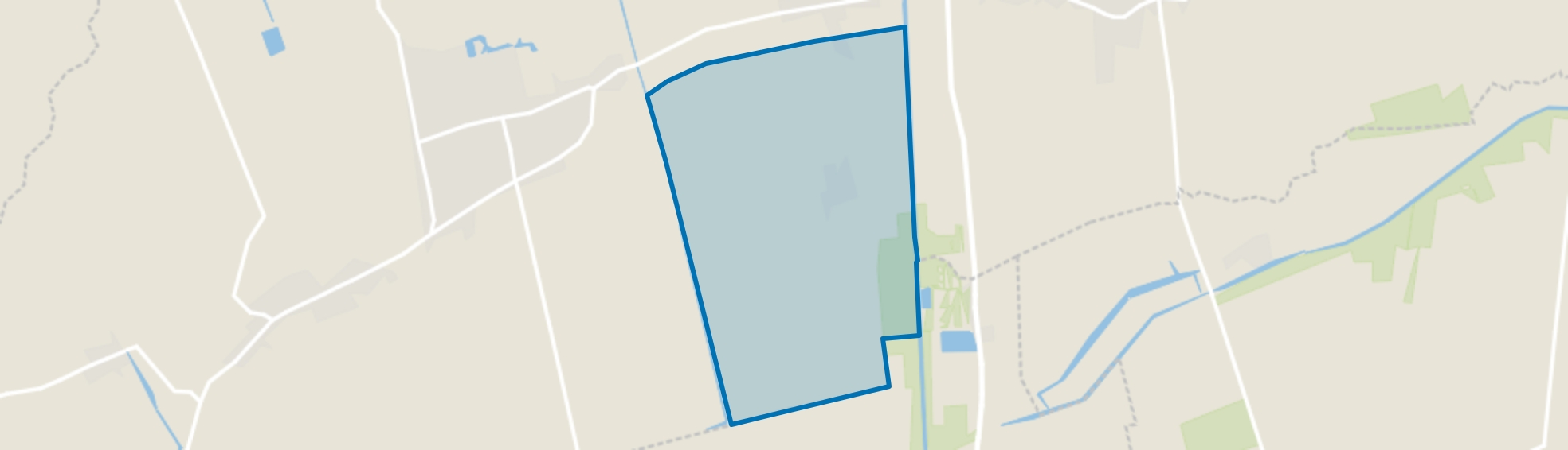Verspreide huizen ten zuiden van Sebaldeburen, Sebaldeburen map
