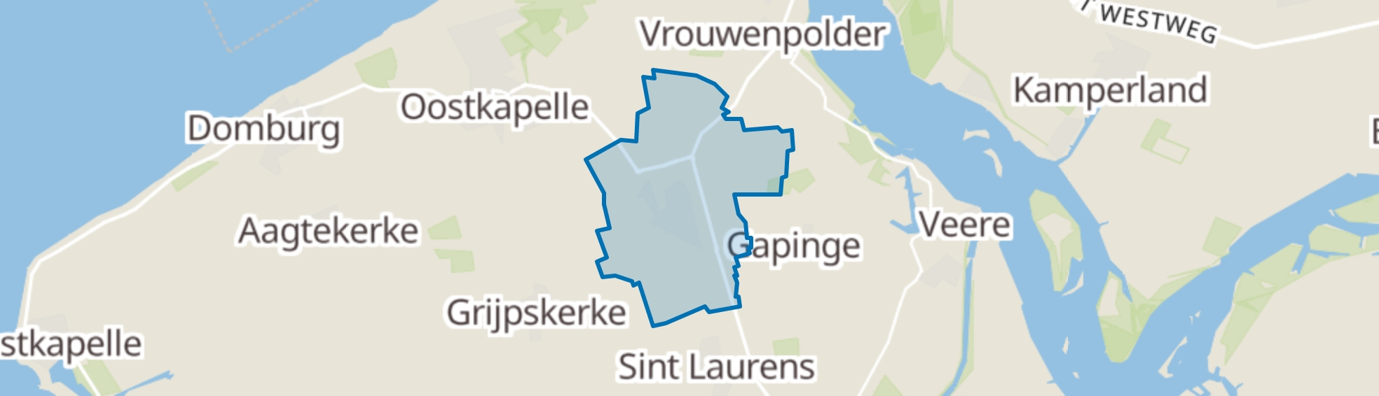 Serooskerke (Gem. Veere) map