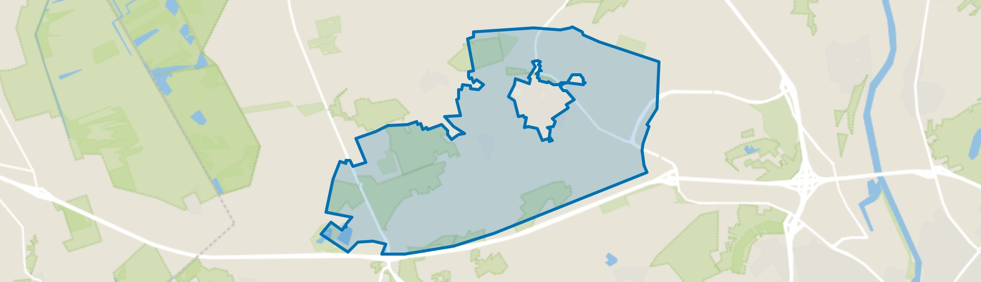 Verspreide huizen Sevenum, Sevenum map