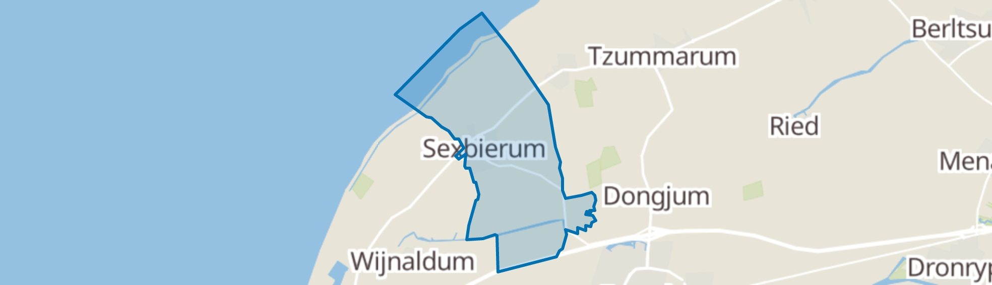 Sexbierum map