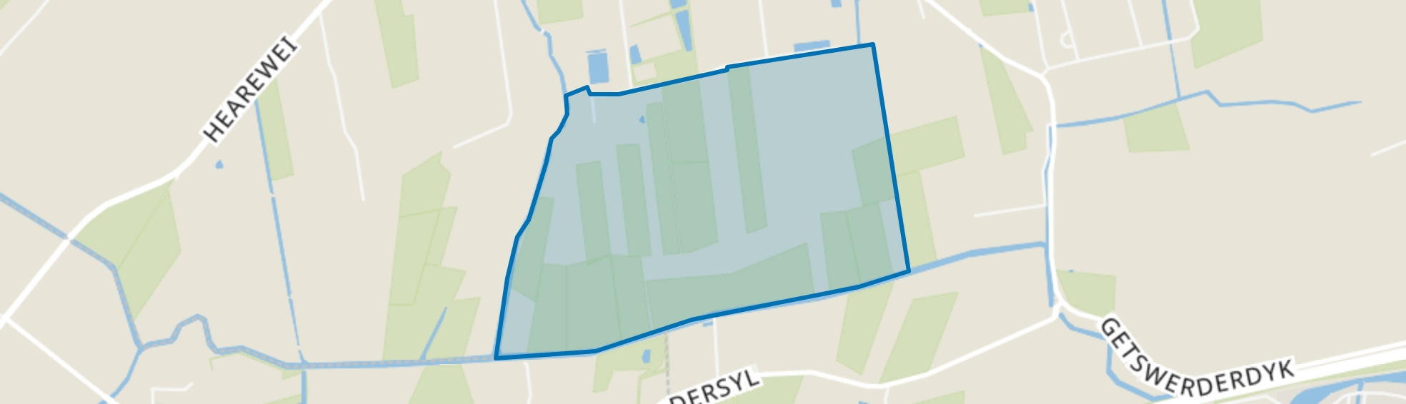 Sexbierum Waddenglas, Sexbierum map