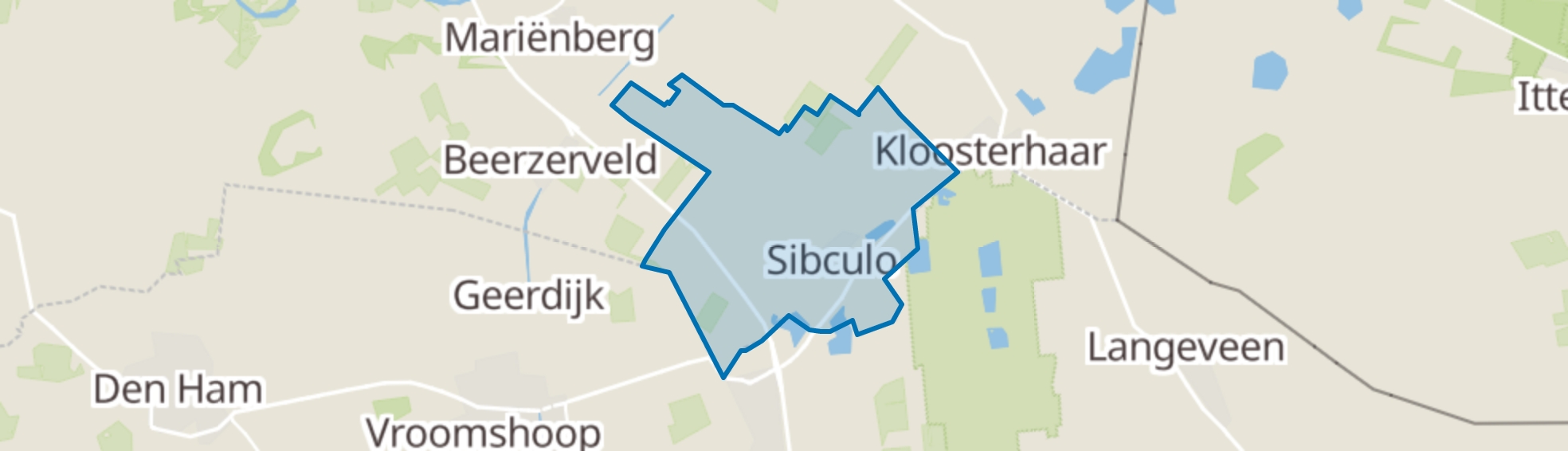 Sibculo (Gem. Hardenberg) map