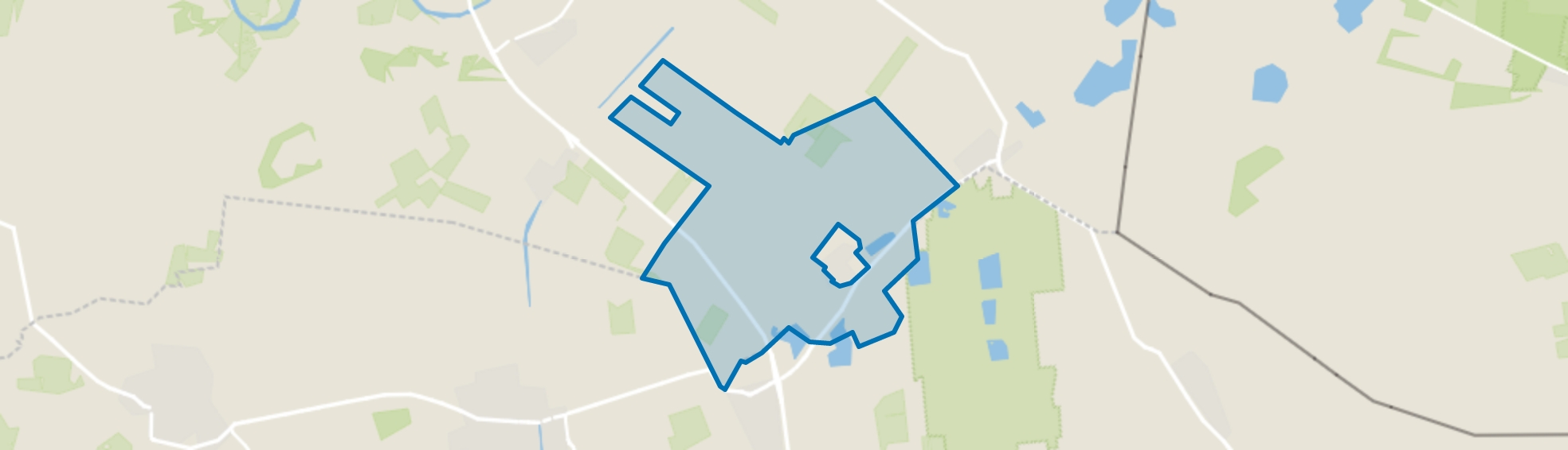 Verspreide huizen Sibculo, Sibculo (Gem. Hardenberg) map