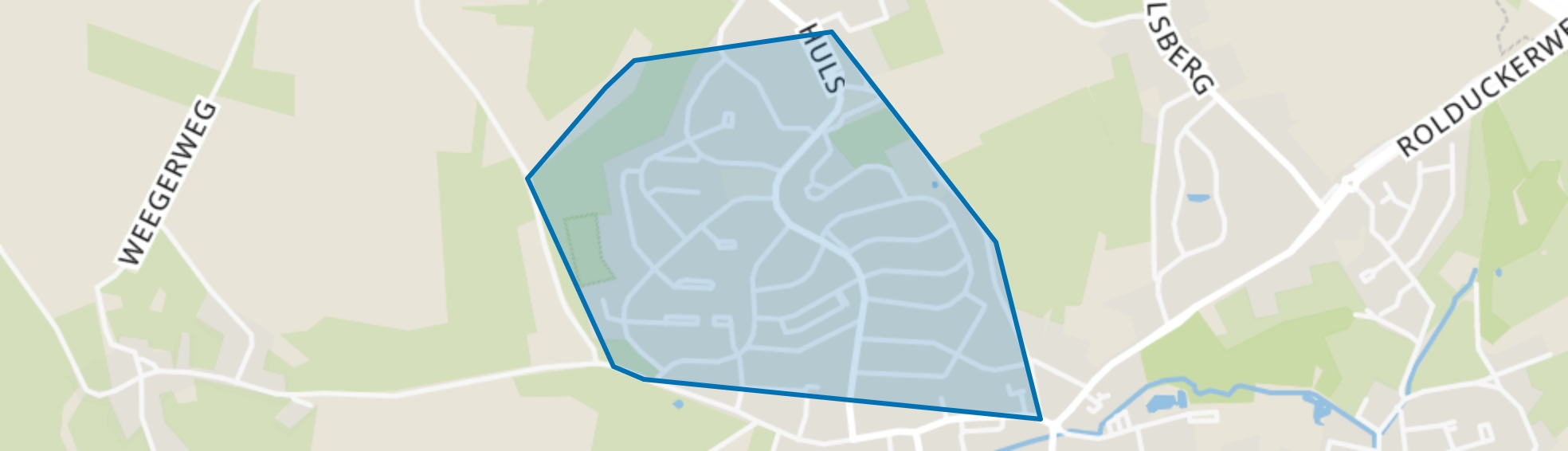 Hulsveld, Simpelveld map