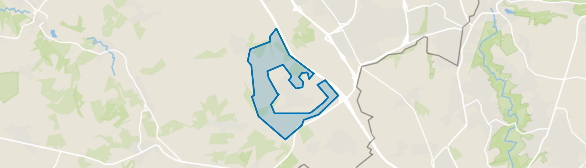 Verspreide huizen, Simpelveld map