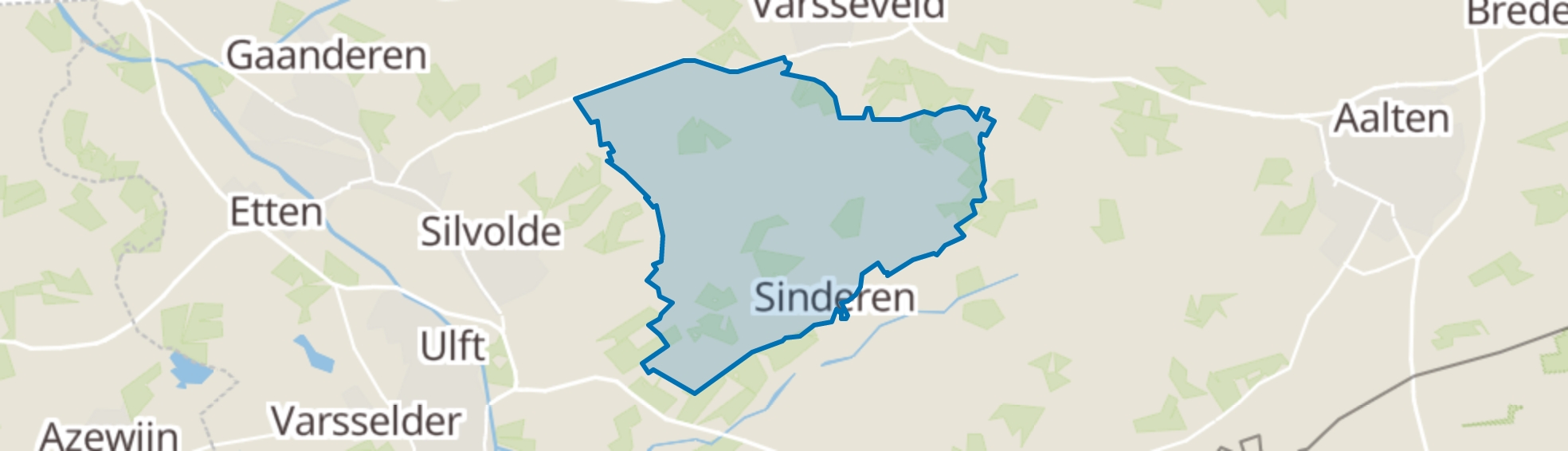 Sinderen map